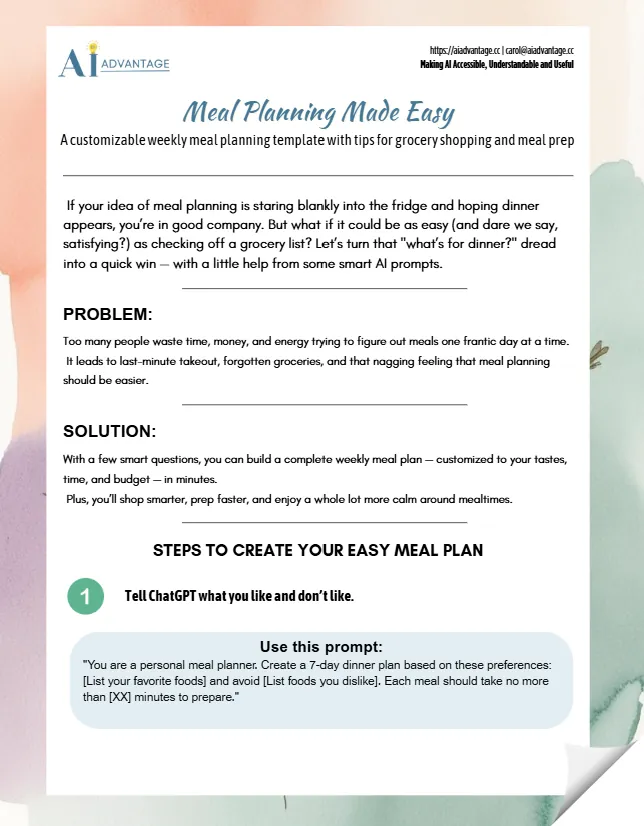 Meal Planning Made Easy