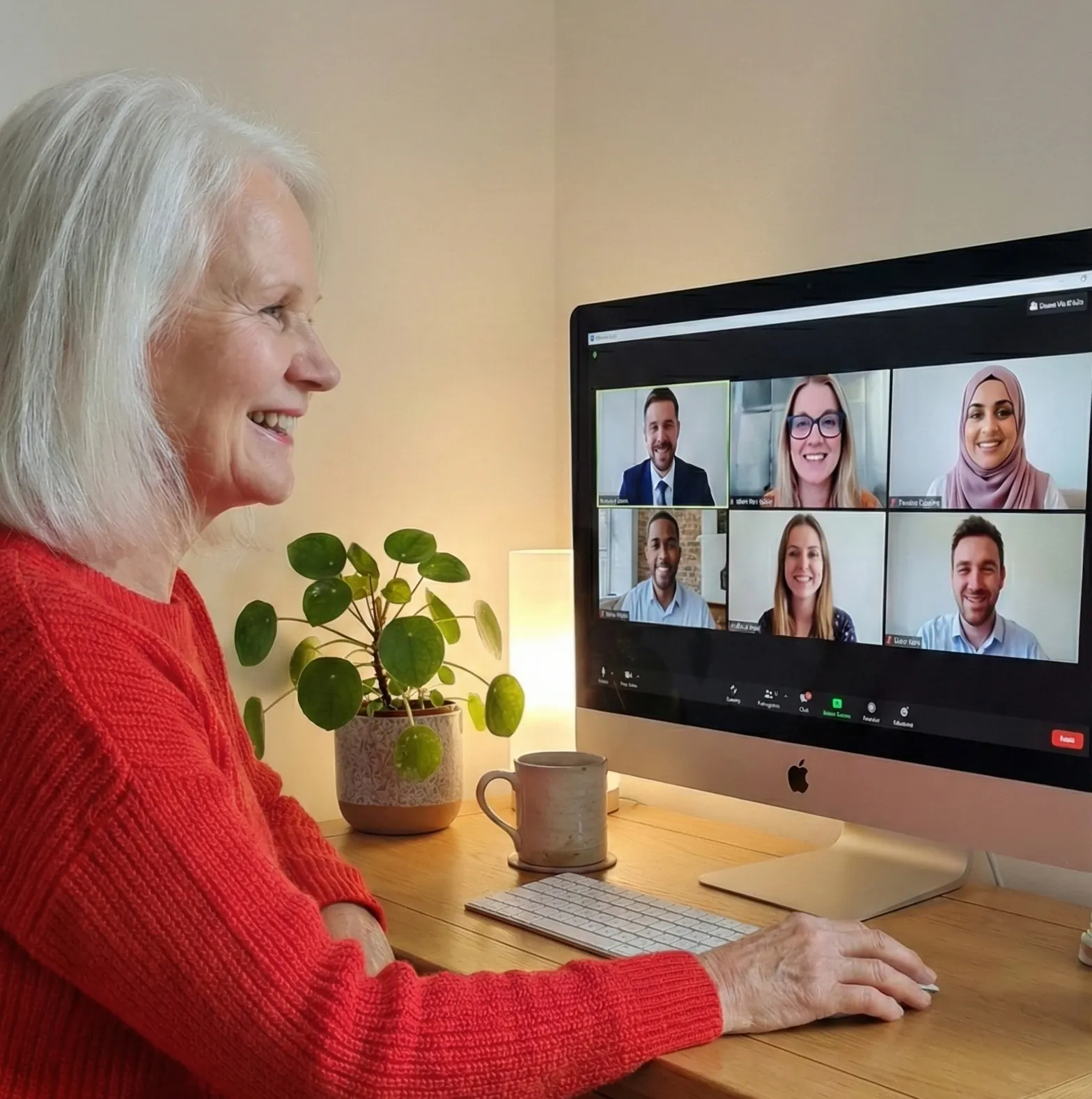 Carol teaching AI workshop